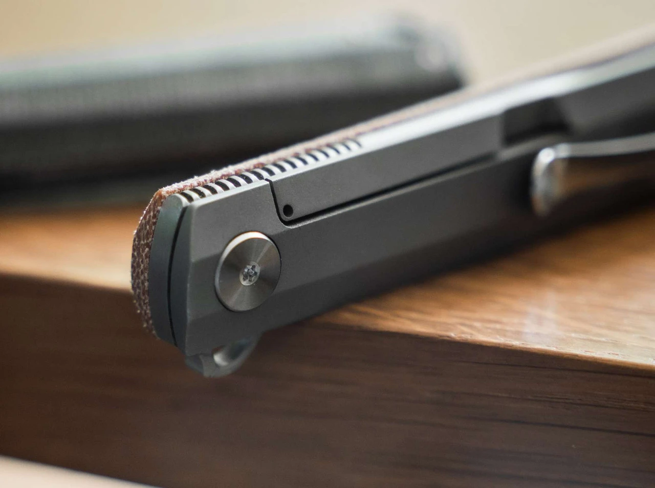 Boker Plus Cataclyst Damast. GREEN Micarta Scales. 4 Boker Plus Cataclyst Damast. GREEN Micarta Scales. - Image 4