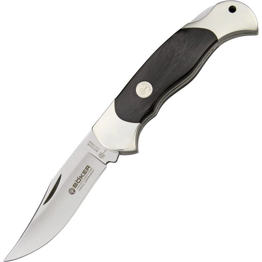 Boker 112007 Horn Lockback Folding Pocket Knife 1 Boker 112007 Horn Lockback Folding Pocket Knife