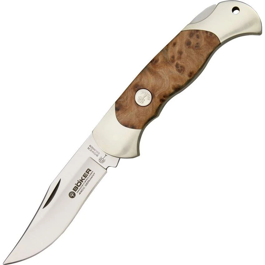 Boker 112002TH Thuya Wood Lockback Folding Pocket Knife 1 Boker 112002TH Thuya Wood Lockback Folding Pocket Knife