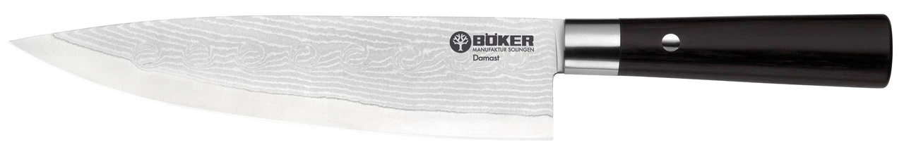 Böker Damast Black Kochmesser 1 Böker Damast Black Kochmesser