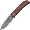 Boker Plus 01BO222DAM Exskelibur I Linerlock Folding Pocket Knife With Brown Wood Handle
