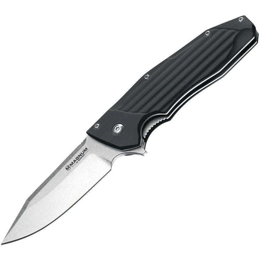 Boker Magnum 01MB706 Passenger Drop Point Linerlock Folding Pocket Knife 1 Boker Magnum 01MB706 Passenger Drop Point Linerlock Folding Pocket Knife