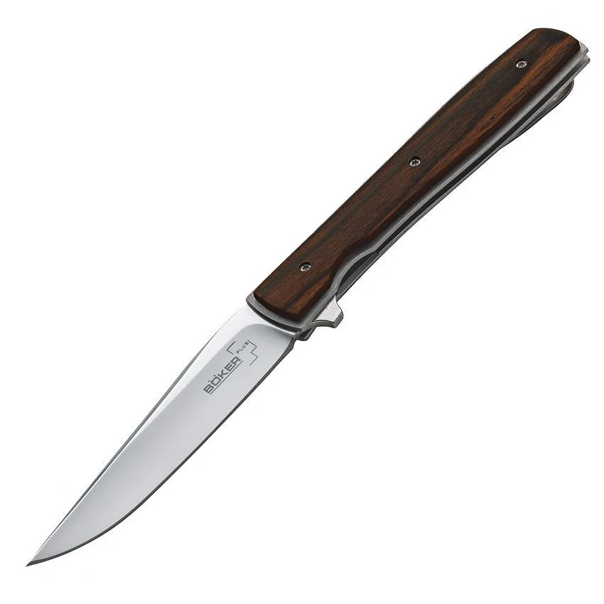 Boker Plus 01BO784 Urban Trapper Petite Cocobolo Knife With Cocobolo Wood Handle 1 Boker Plus 01BO784 Urban Trapper Petite Cocobolo Knife With Cocobolo Wood Handle