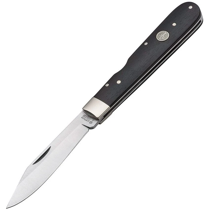 Boker 113024 1906 Lockback Knife With Ebony Wood Handle 1 Boker 113024 1906 Lockback Knife With Ebony Wood Handle