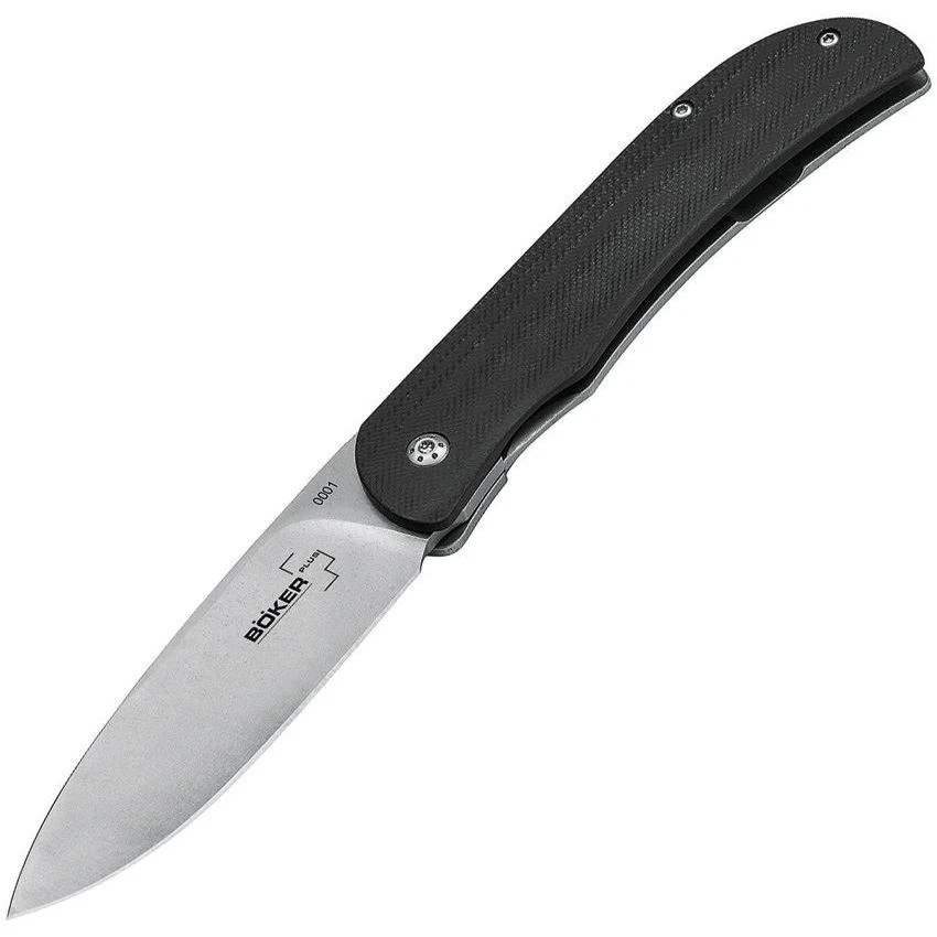 Boker 01BO137 D2 Tool Steel Exskelibur I Framelock Knife With Black G10 Handle 1 Boker 01BO137 D2 Tool Steel Exskelibur I Framelock Knife With Black G10 Handle