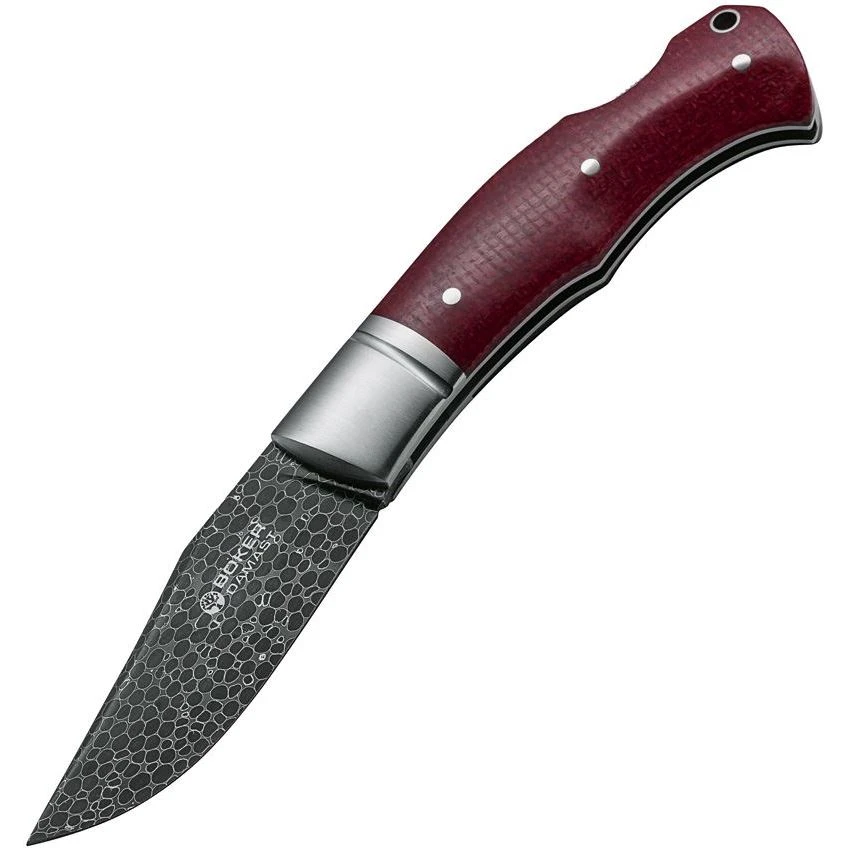 Boker 111025DAM Durand Lockback Knife Red 1 Boker 111025DAM Durand Lockback Knife Red