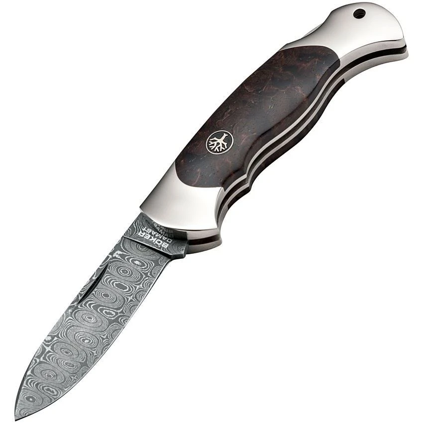 Boker 112202DAM Scout Lockback Knife Curly Birch 1 Boker 112202DAM Scout Lockback Knife Curly Birch