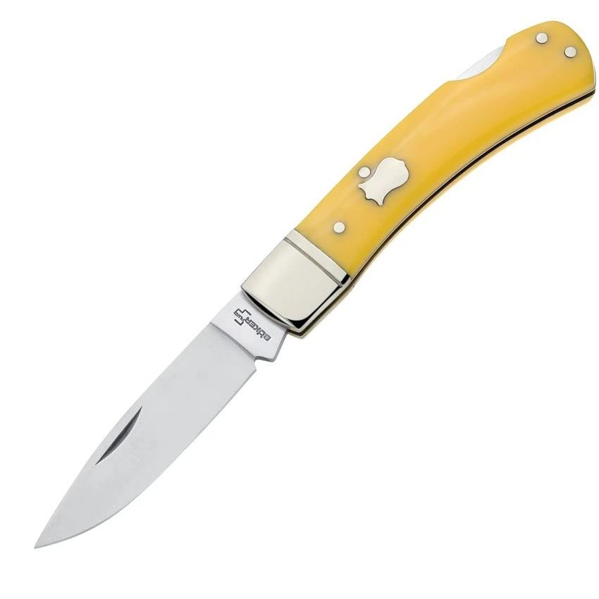 Boker Magnum 01RY250Y Lockback Yellow 1 Boker Magnum 01RY250Y Lockback Yellow