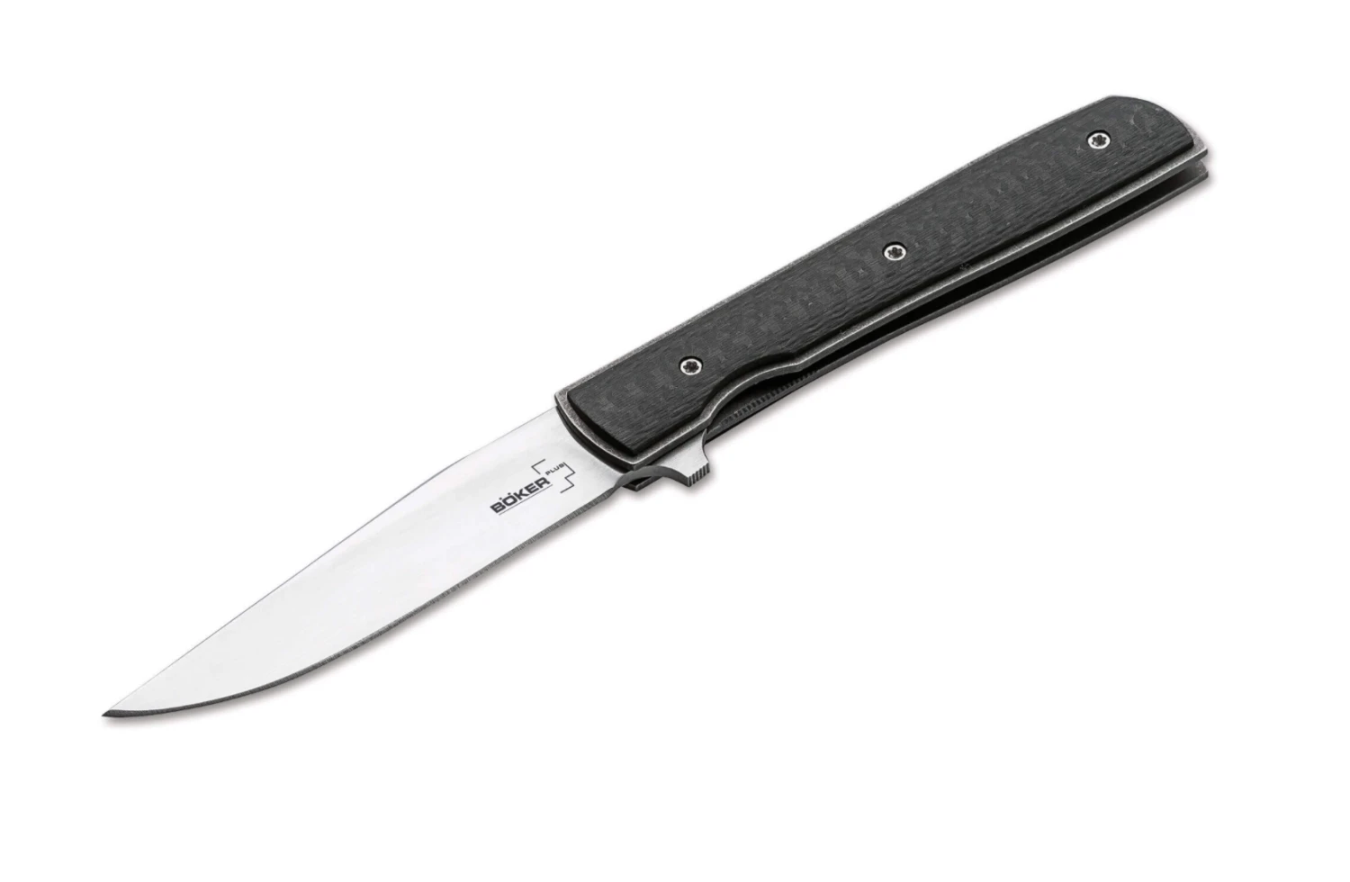 Boker Knives Boker Plus 01BO783 Petite Urban Trapper Carbon Fiber Flipper 1 Boker Knives Boker Plus 01BO783 Petite Urban Trapper Carbon Fiber Flipper