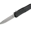 Boker Knives Boker Plus 06EX260 Auto OTF Black Aluminum Handle And Plain Blade Knife