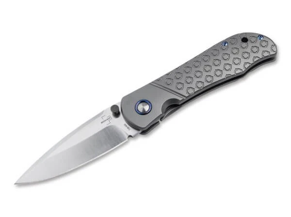 Boker Knives 01BO2023 Plus Collection 2023 Framelock Folder Thumbstud Magnacut Blade With Titanium Handles 2 Boker Knives 01BO2023 Plus Collection 2023 Framelock Folder Thumbstud Magnacut Blade With Titanium Handles - Image 2