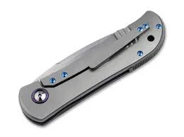Boker Knives 01BO2023 Plus Collection 2023 Framelock Folder Thumbstud Magnacut Blade With Titanium Handles 5 Boker Knives 01BO2023 Plus Collection 2023 Framelock Folder Thumbstud Magnacut Blade With Titanium Handles - Image 5